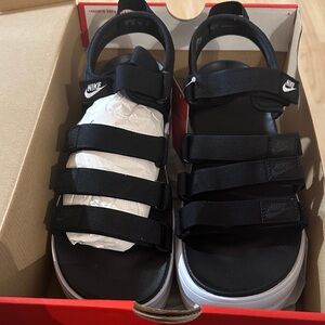 Nike Black Multi-Strap Sandals